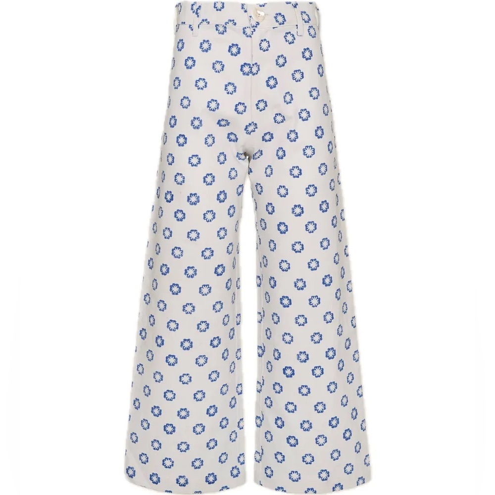 BNIP - SZ Block Prints disco pants in daffodil print, size small